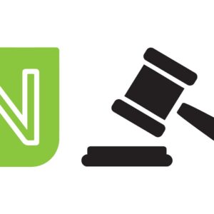 image of the City's Logo N and a gavel