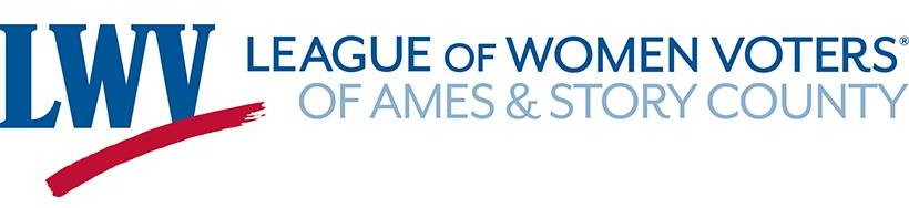 League of Women Voters of Ames and Story County logo