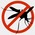 artwork that says NO mosquitoes