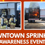 Downtown Sprinkler Awareness Event art
