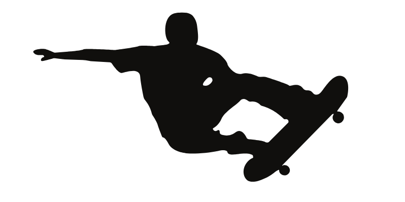 Skateboarder graphic