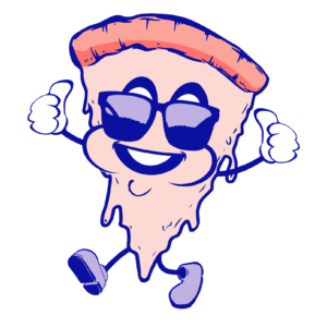 Pizza Pie Looza logo guy