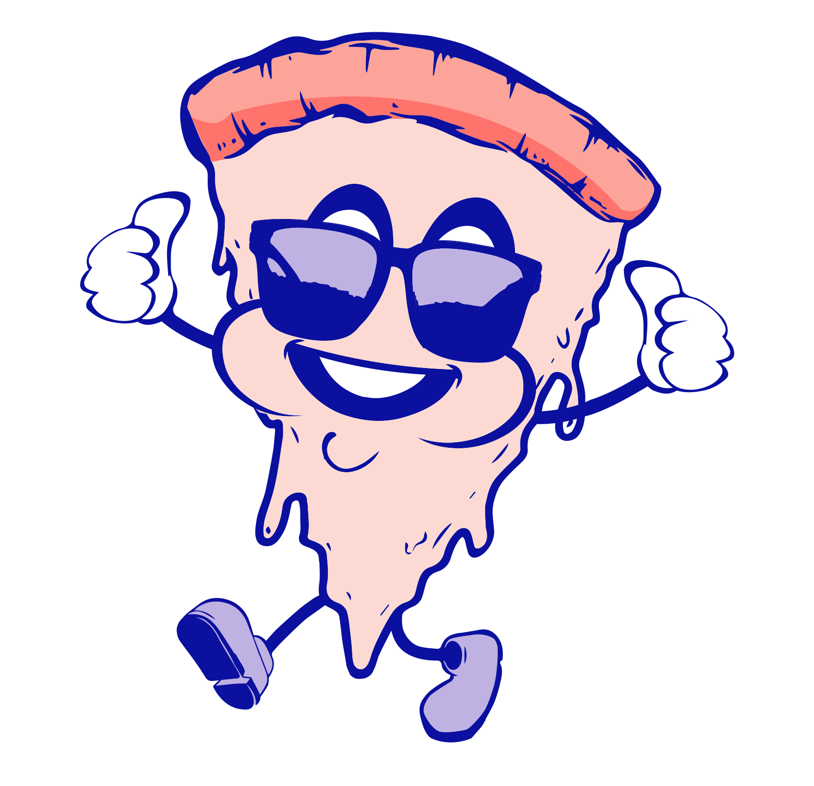 Pizza Pie Looza logo guy