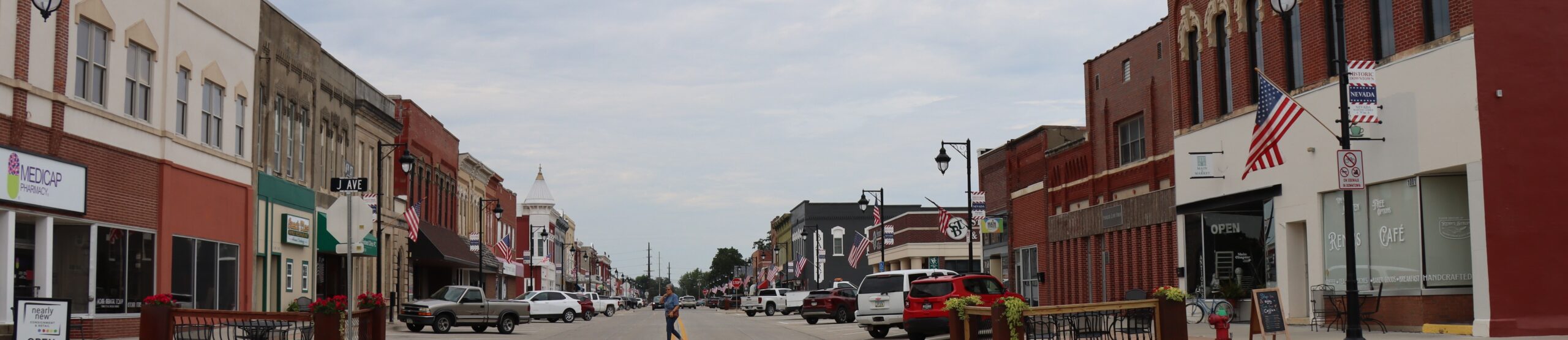 Nevada's Sixth Street looking north from J Avenue