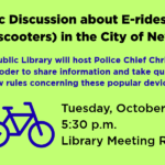 graphic about electric bikes, scooters